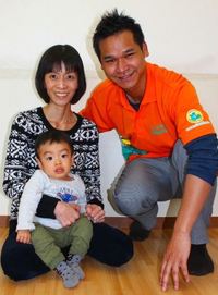 そうすけくん(1才)とお母さん そうすけくん